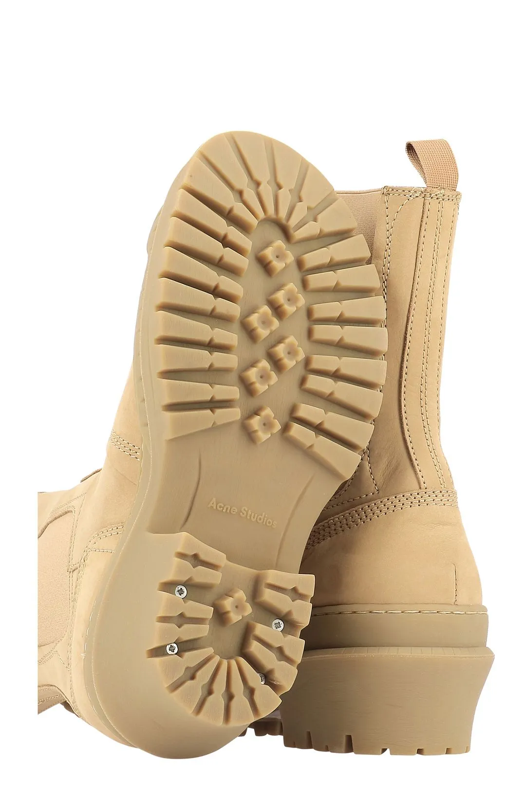 Acne Studios Bryant Round Toe Ankle Boots