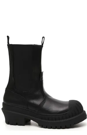 Acne Studios Round Toe Ankle Boots