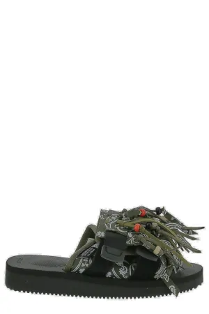 Alanui X Suicoke Fringed Open-Toe Sandals