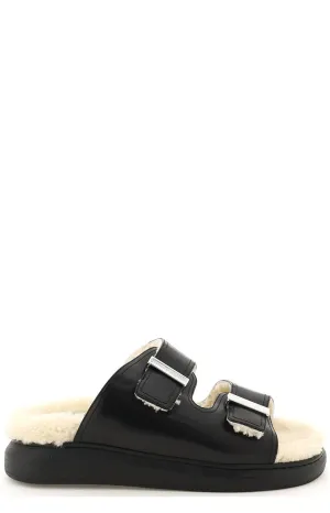 Alexander McQueen Shearling-Detailed Sandals