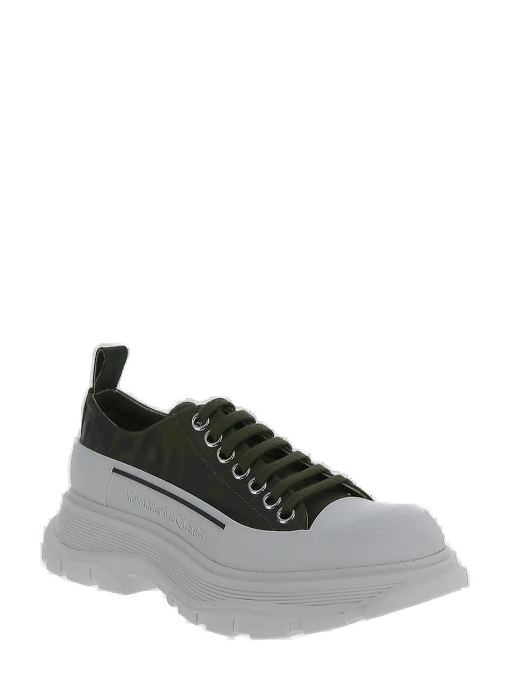 Alexander McQueen Tread Slick Lace-Up Sneakers