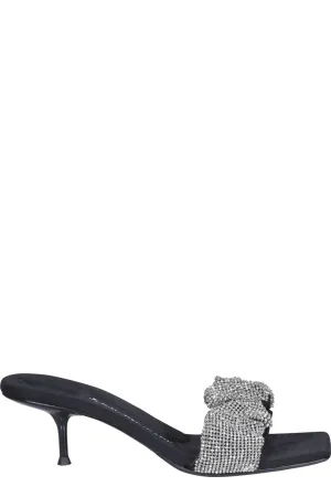 Alexander Wang Jessie Ruched Strap Sandals