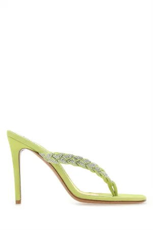 Alexandre Vauthier Jojo Crystal Embellished Sandals