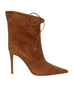 Alexandre Vauthier Lace Detail Ankle Boots