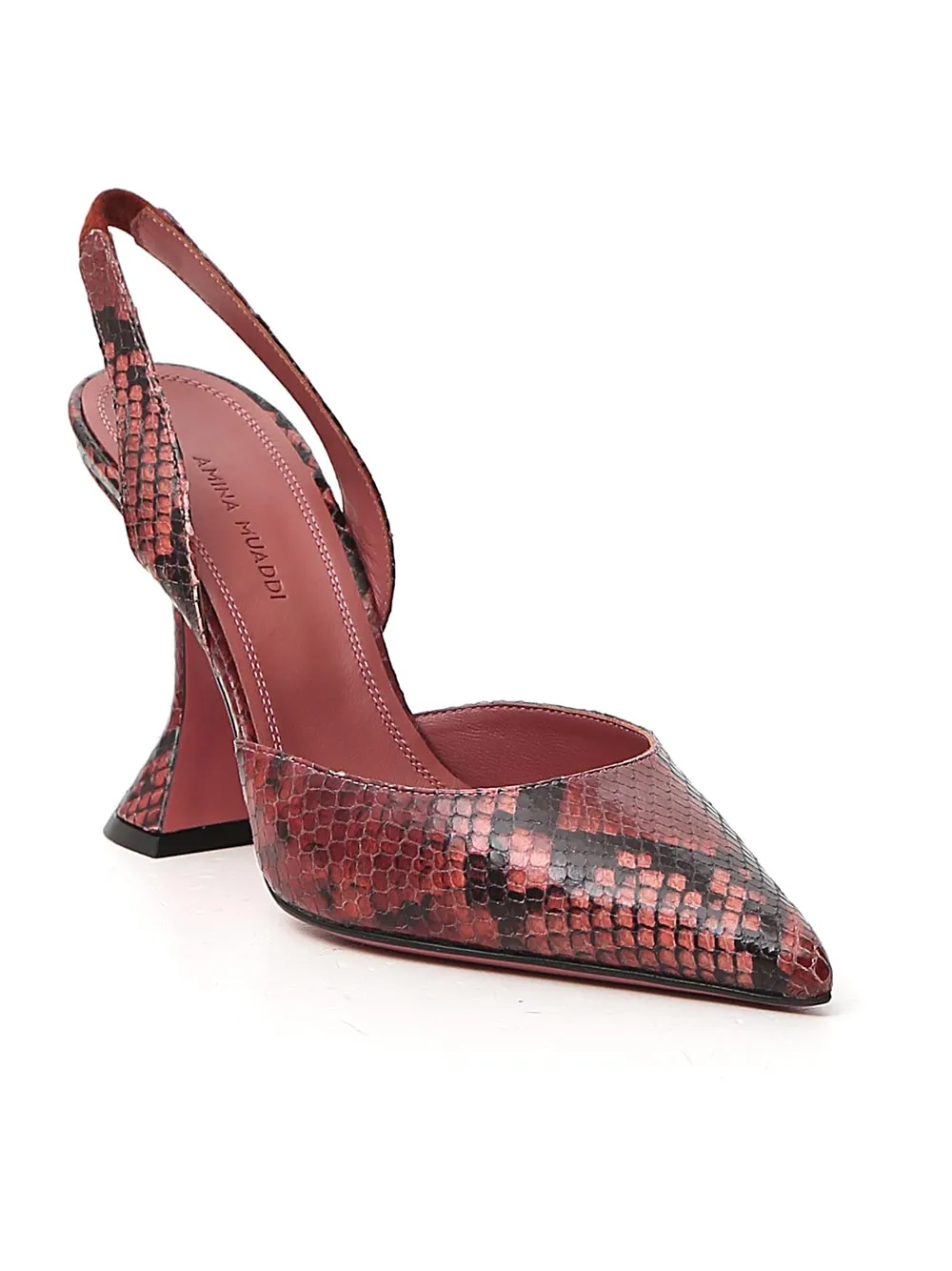 Amina Muaddi Holli Slingback Pumps