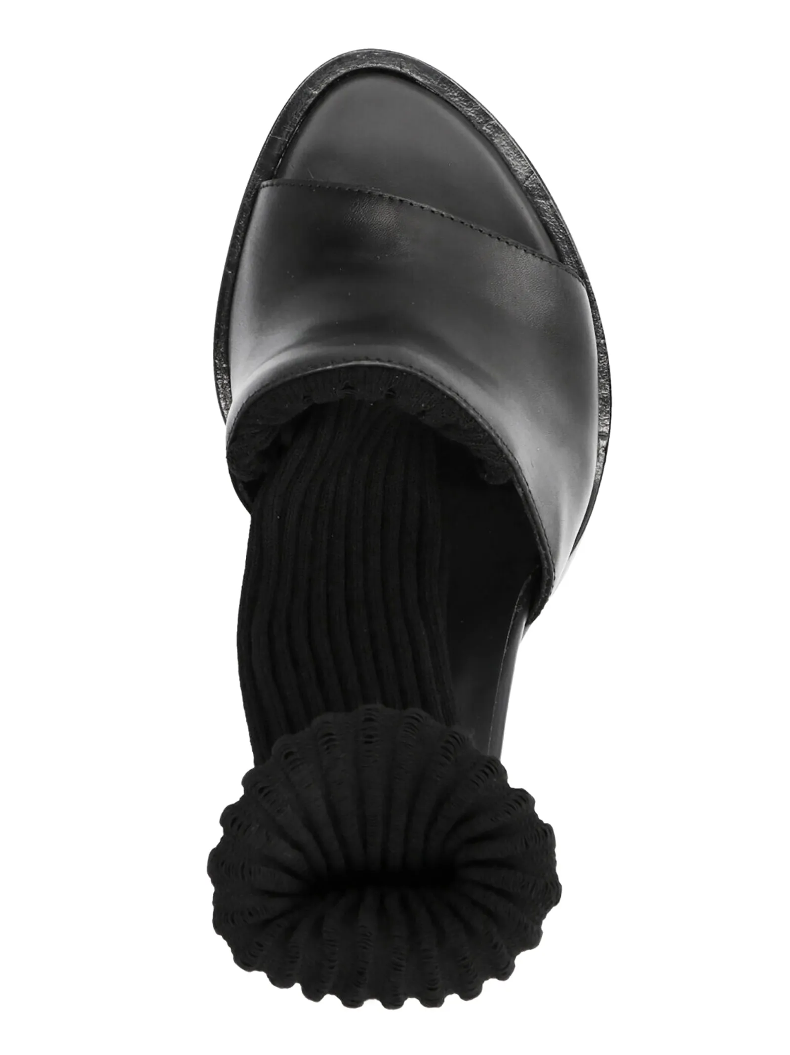 Ann Demeulemeester Curved Heel Open Boots