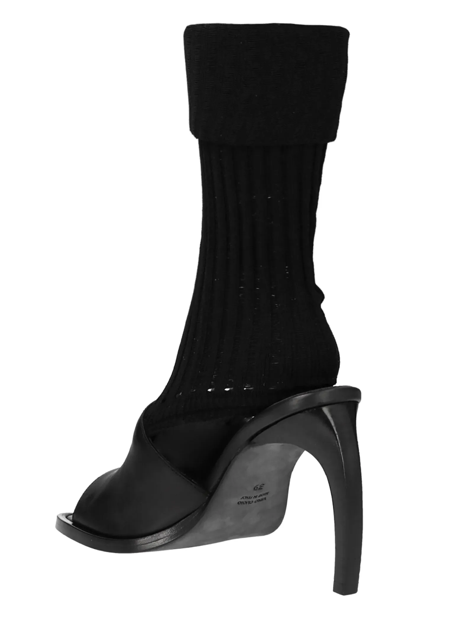Ann Demeulemeester Curved Heel Open Boots