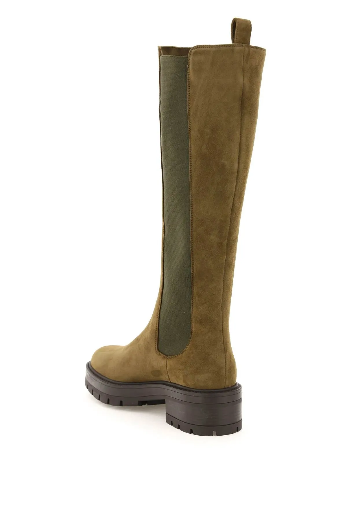 Aquazzura Knee-High Panelled Boots