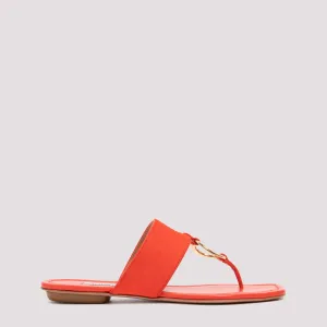 Aquazzura O-Ring Detailed Flat Sandals