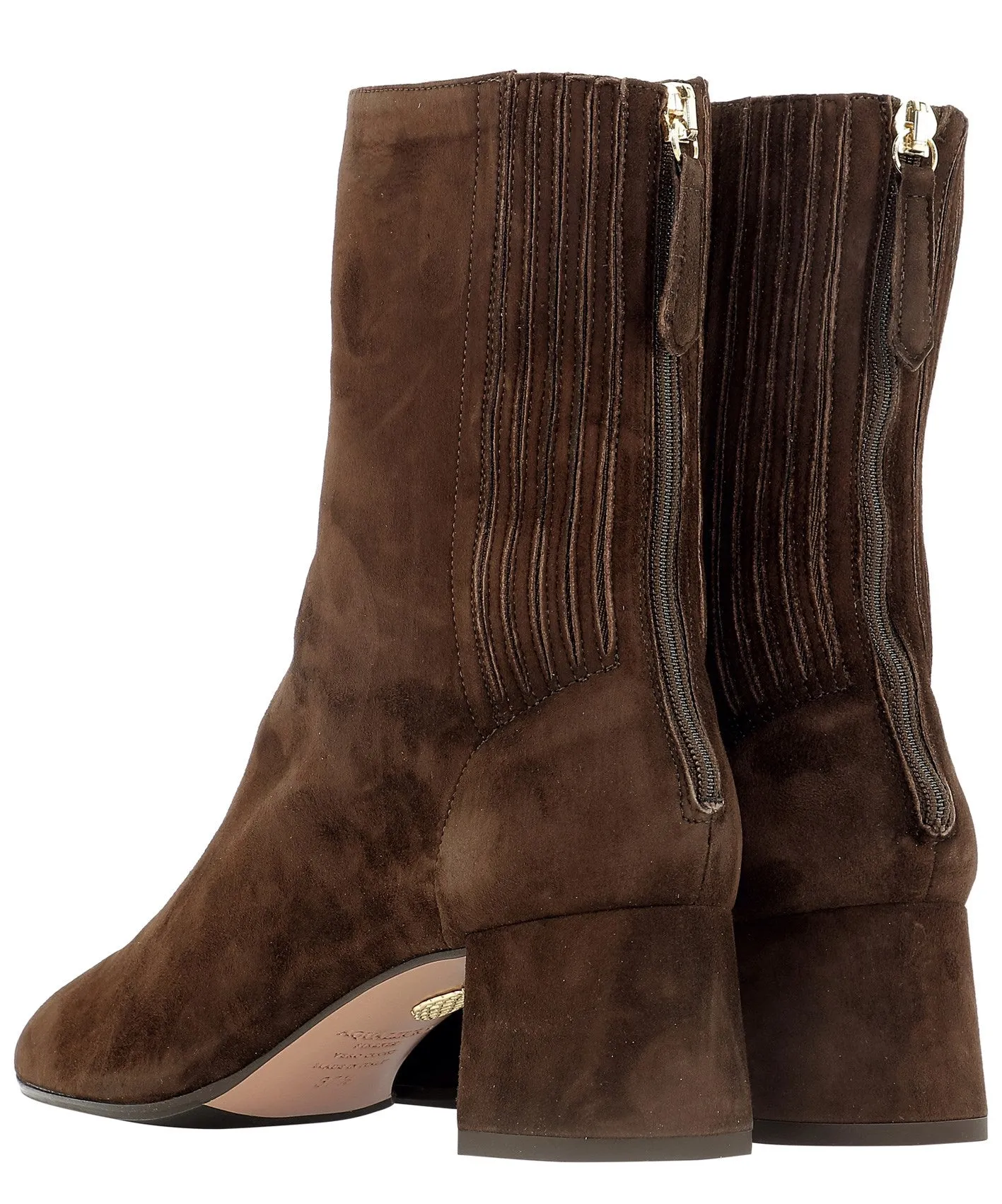 Aquazzura Zip-Up Ankle Boots