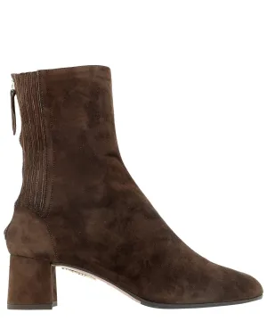 Aquazzura Zip-Up Ankle Boots