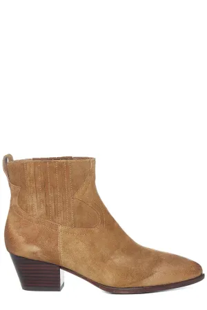 Ash Pointed-Toe Ankle Boots