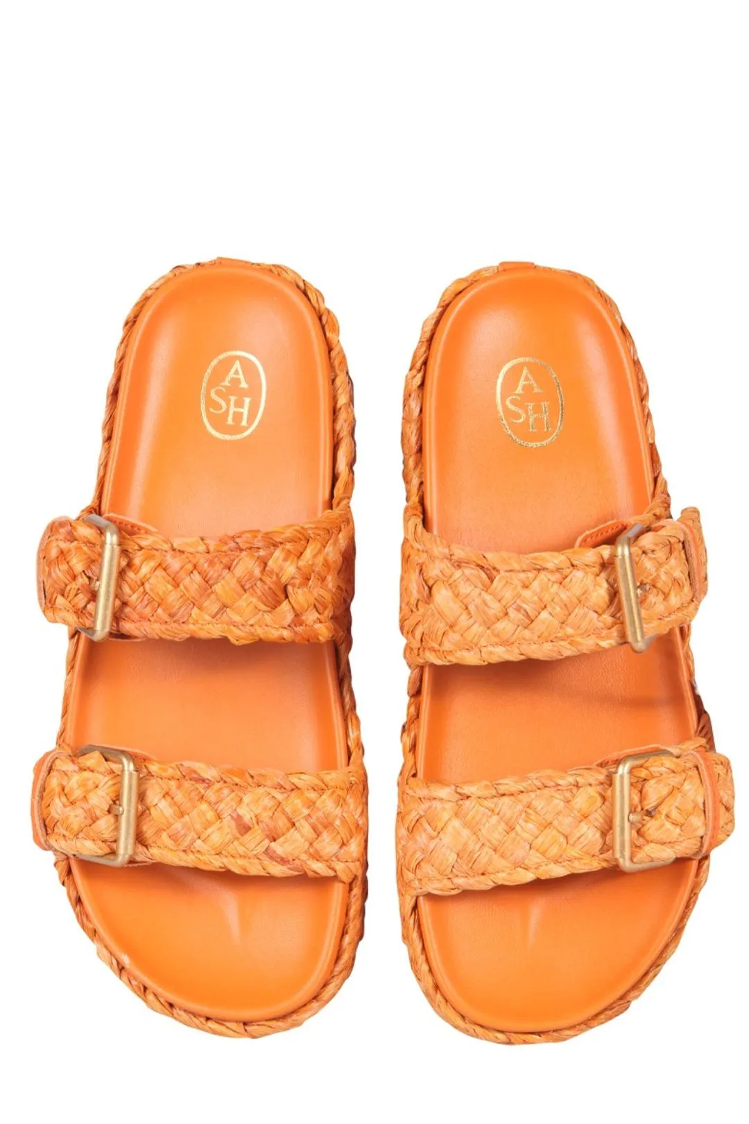 Ash Ziggy Braided Platform Sandals