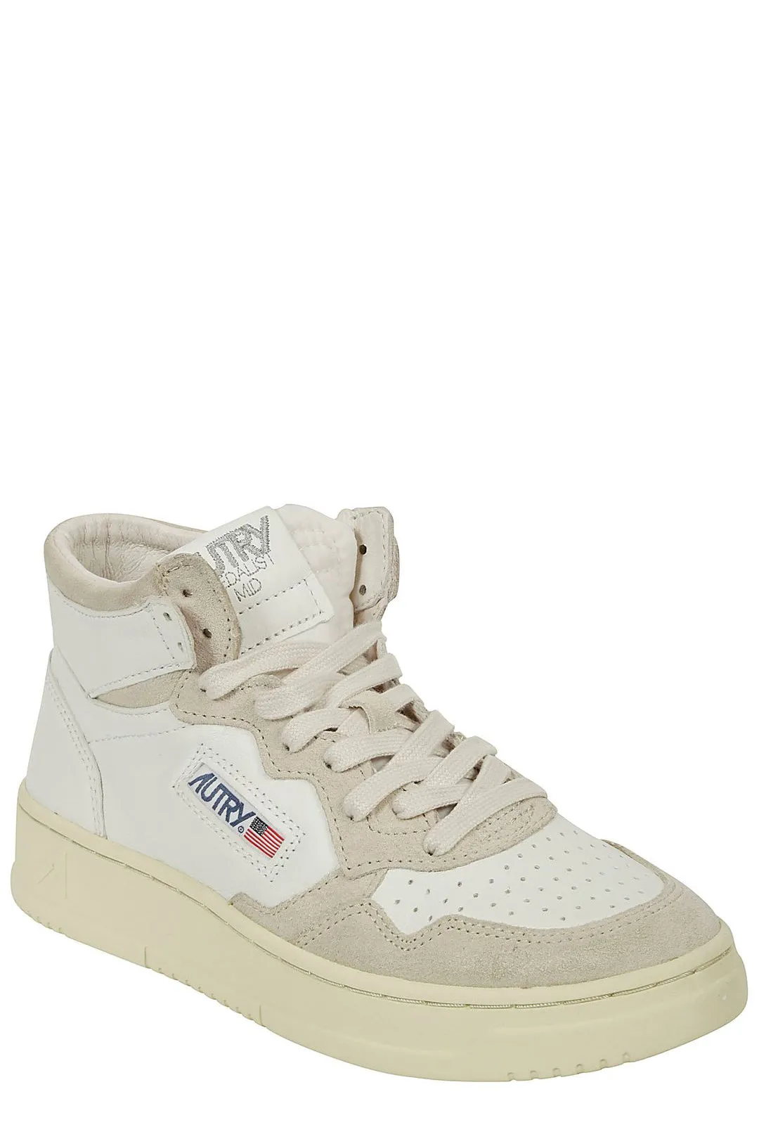Autry Round Toe Lace-Up Sneakers
