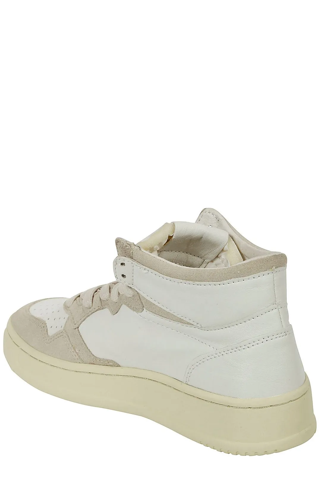 Autry Round Toe Lace-Up Sneakers