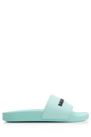 Balenciaga 3D Logo Pool Slides
