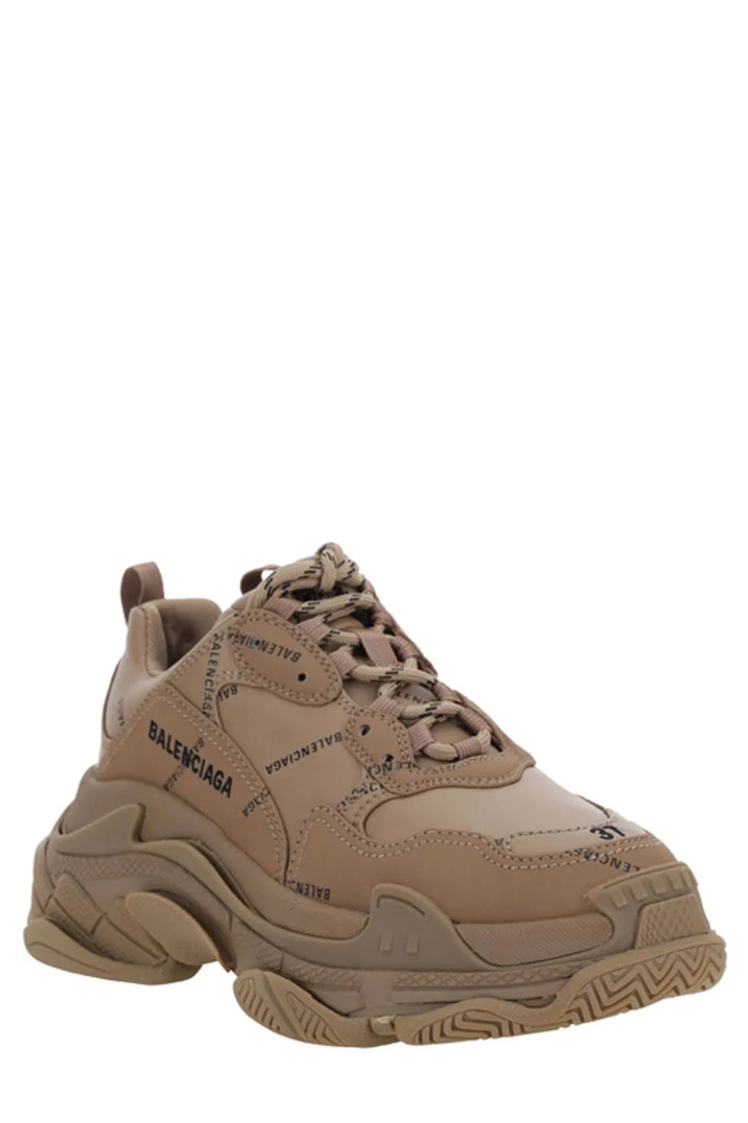 Balenciaga Lace-Up Triple S Sneakers