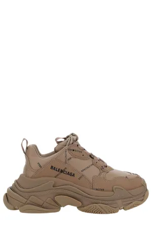 Balenciaga Lace-Up Triple S Sneakers