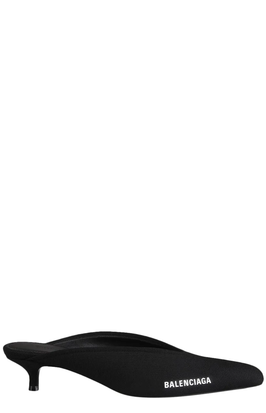 Balenciaga Logo Embellished Mules