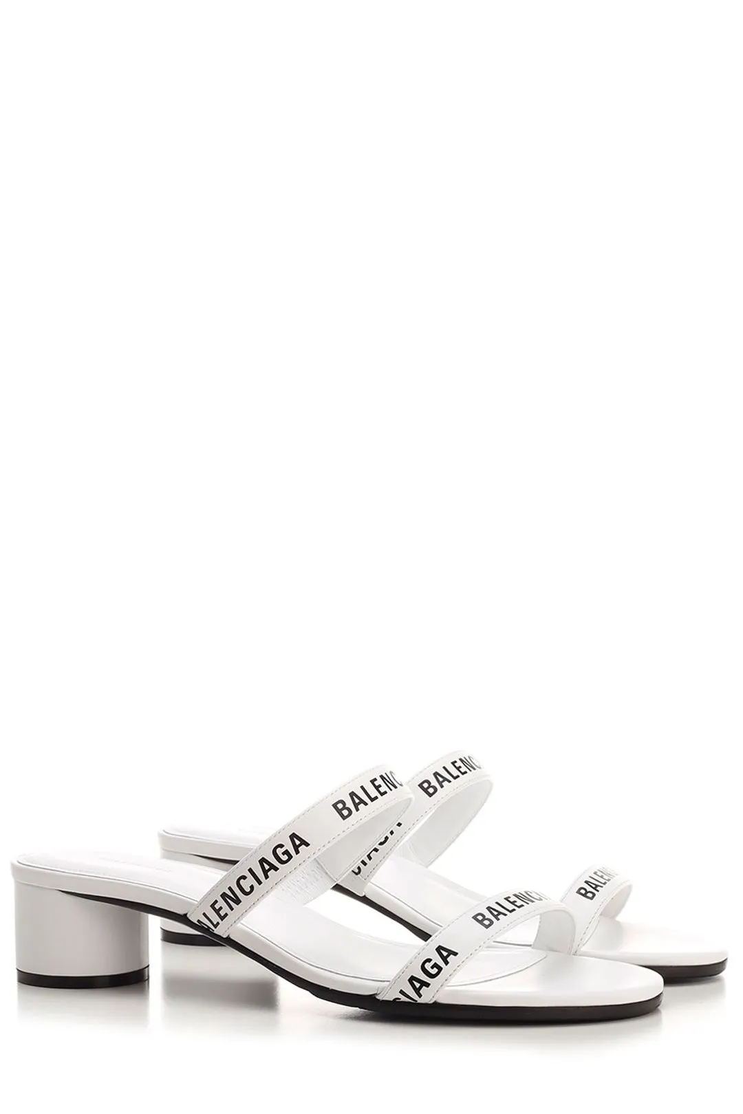Balenciaga Logo Strap Open-Toe Sandals