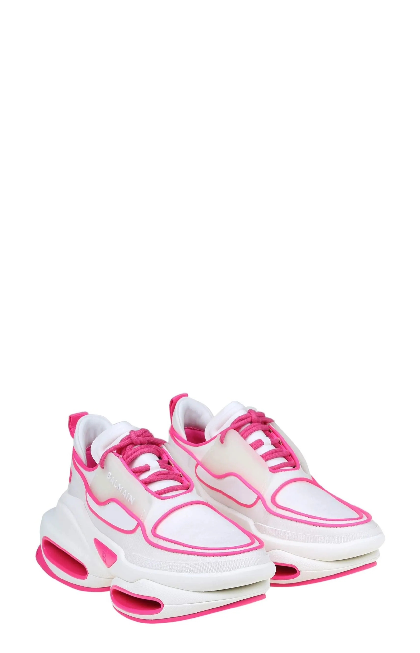 Balmain B-Bold Lace-Up Sneakers