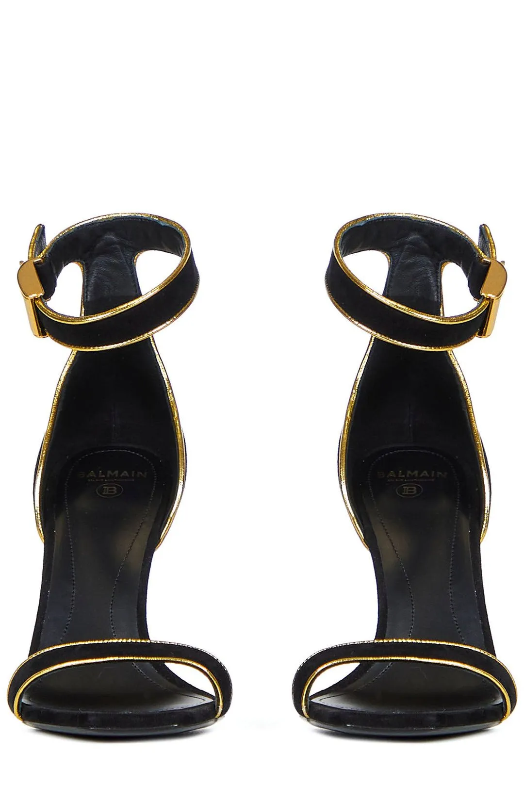 Balmain Logo Detailed Ankle Strap Sandals