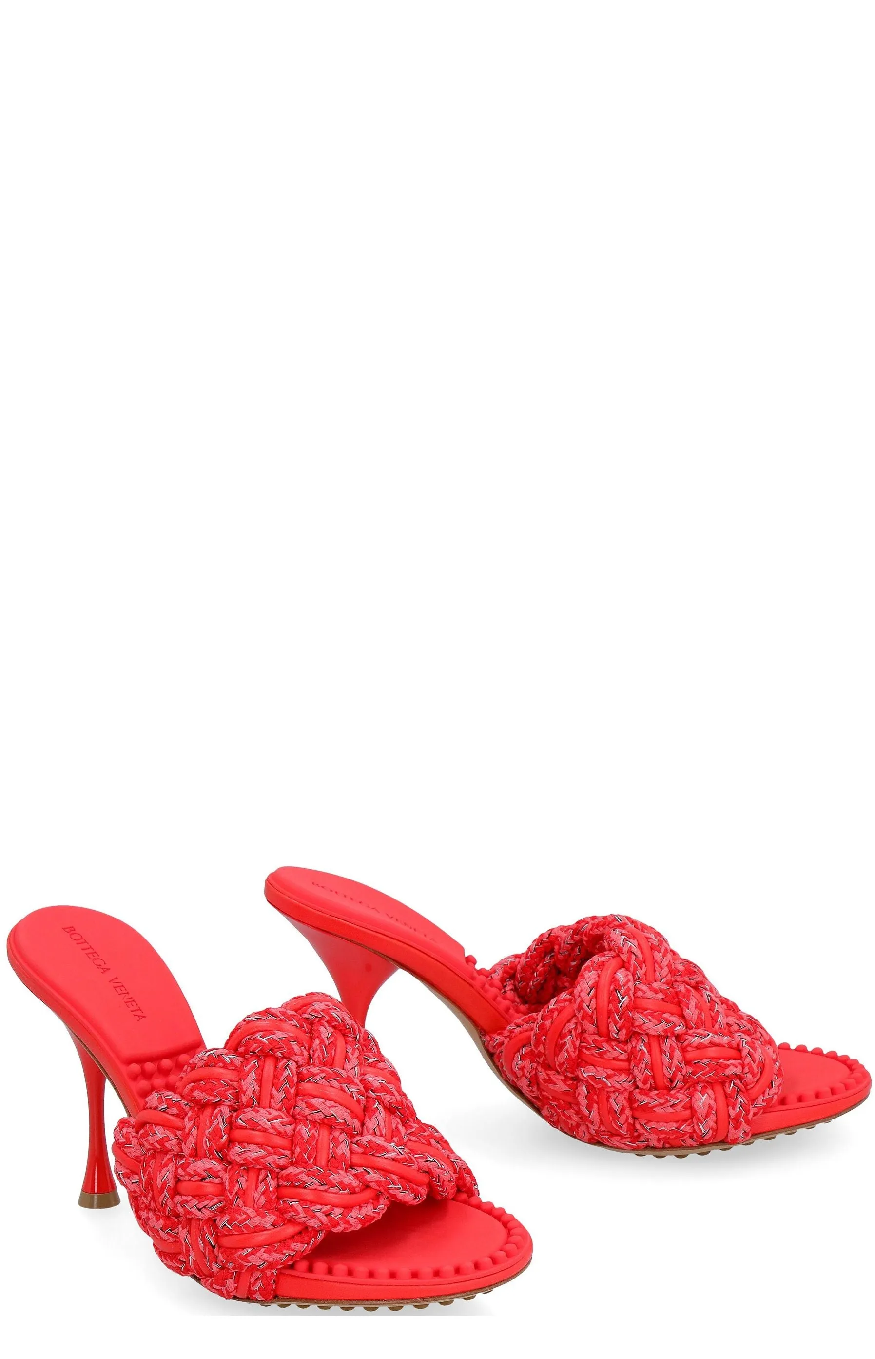 Bottega Veneta Intrecciato-Weave Slip-On Mules