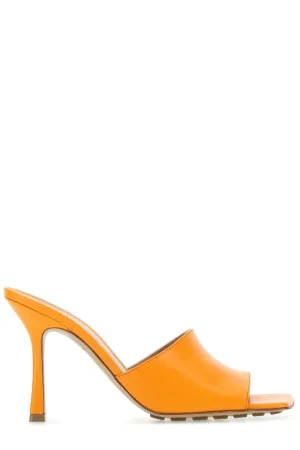 Bottega Veneta Stretch Squared-Toe Sandals