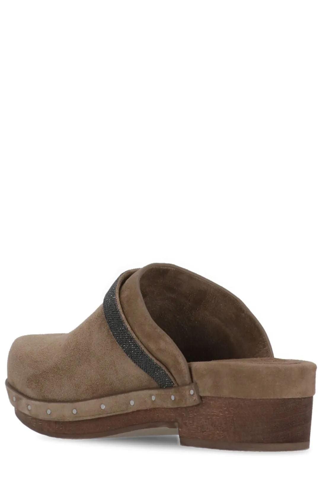 Brunello Cucinelli Stud Detail Platform Sandals
