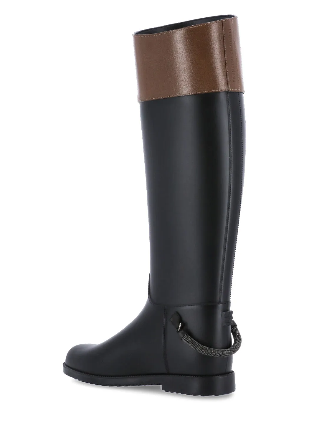 Brunello Cucinelli Two-Tone Riding Boots