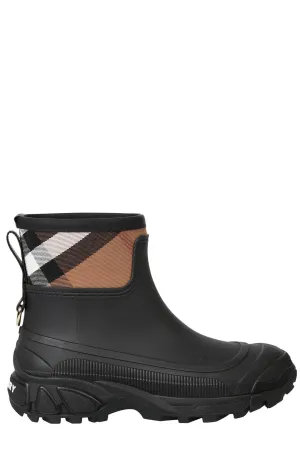 Burberry Bio-Based House Check Panel Rain Boots