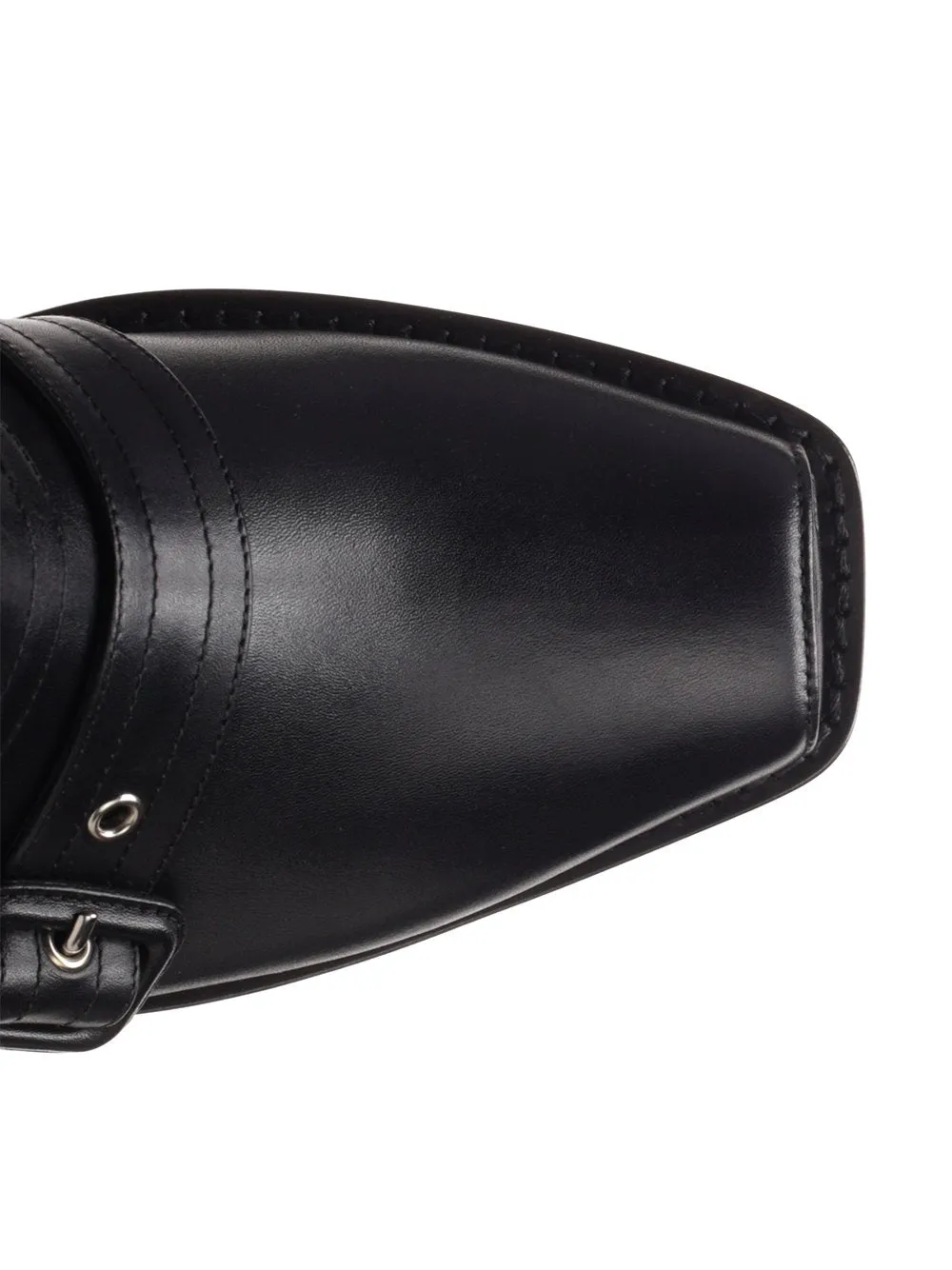 Burberry Buckled Detail Ankle Boots