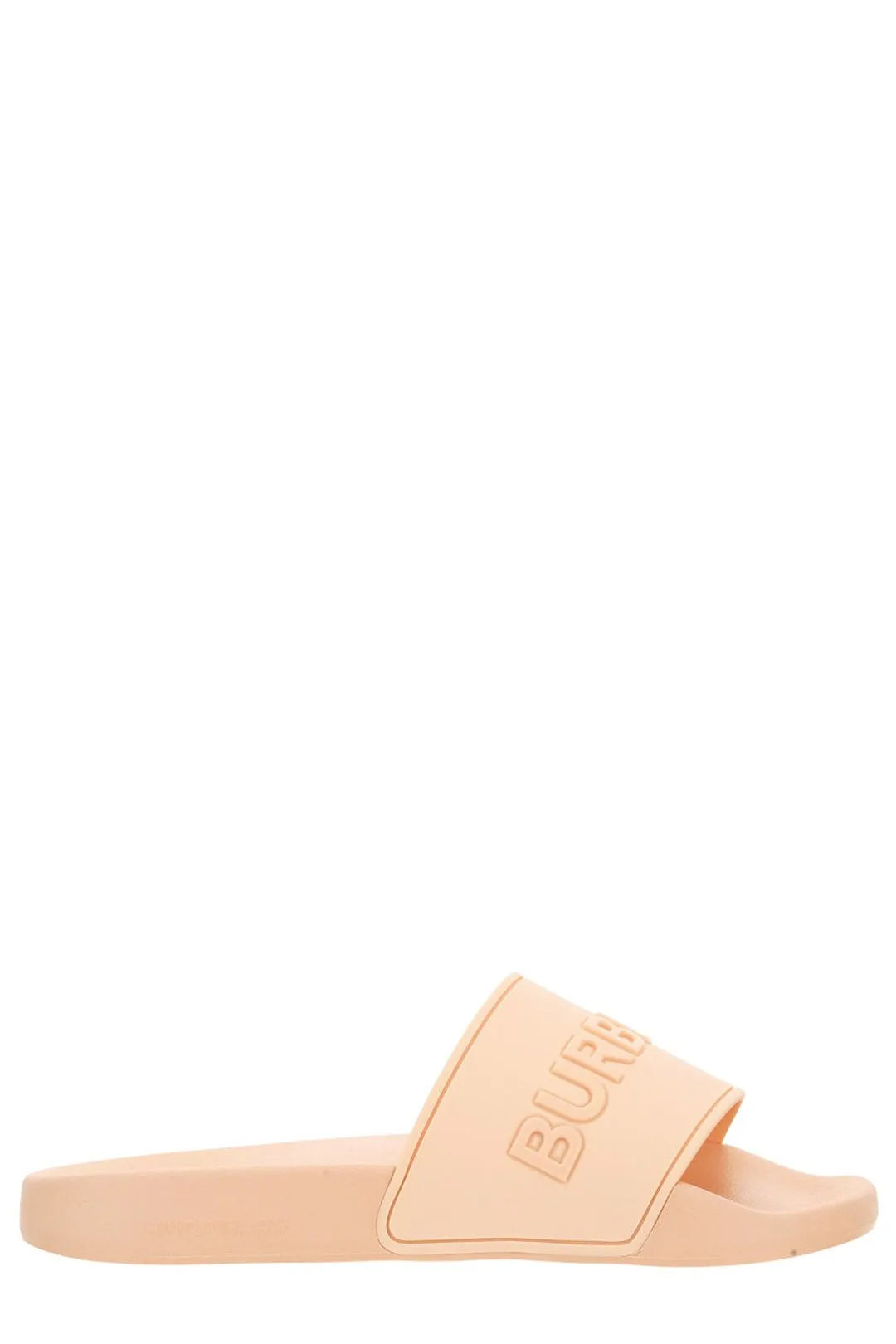 Burberry Logo Embossed Open-Toe Slides