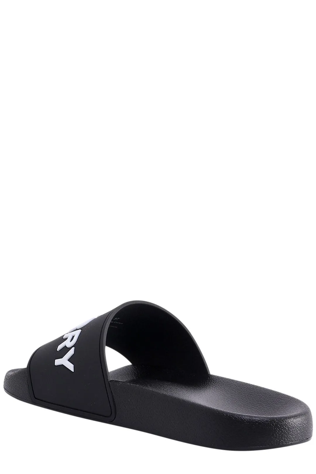 Burberry Logo Embossed Slides