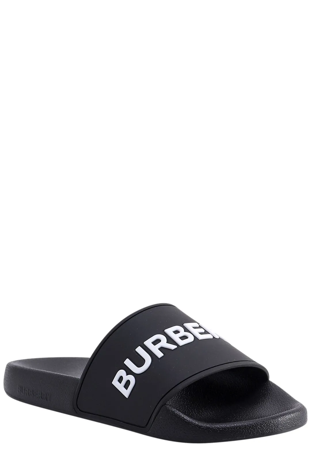 Burberry Logo Embossed Slides