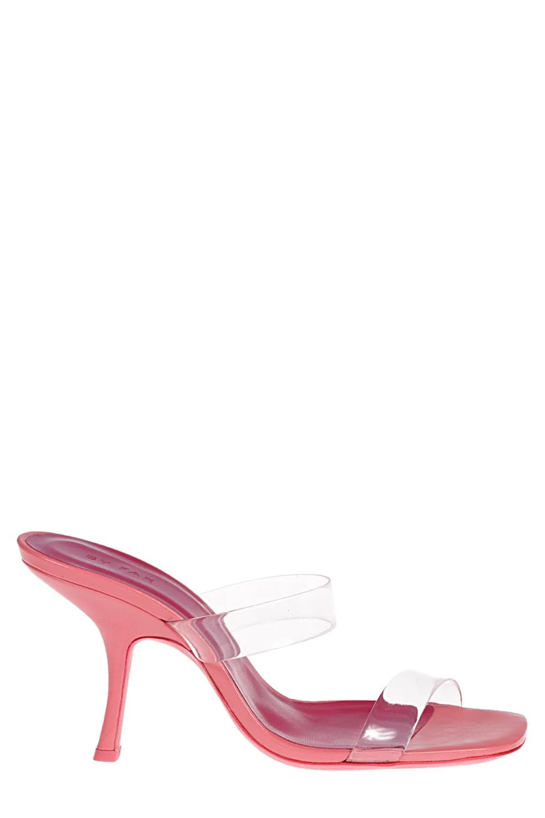 By Far Clara Square Toe Heeled Mules