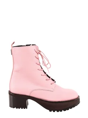 By Far Lace-Up Ankle Boots