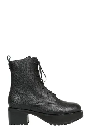 By Far Side-Zip Lace-Up Boots