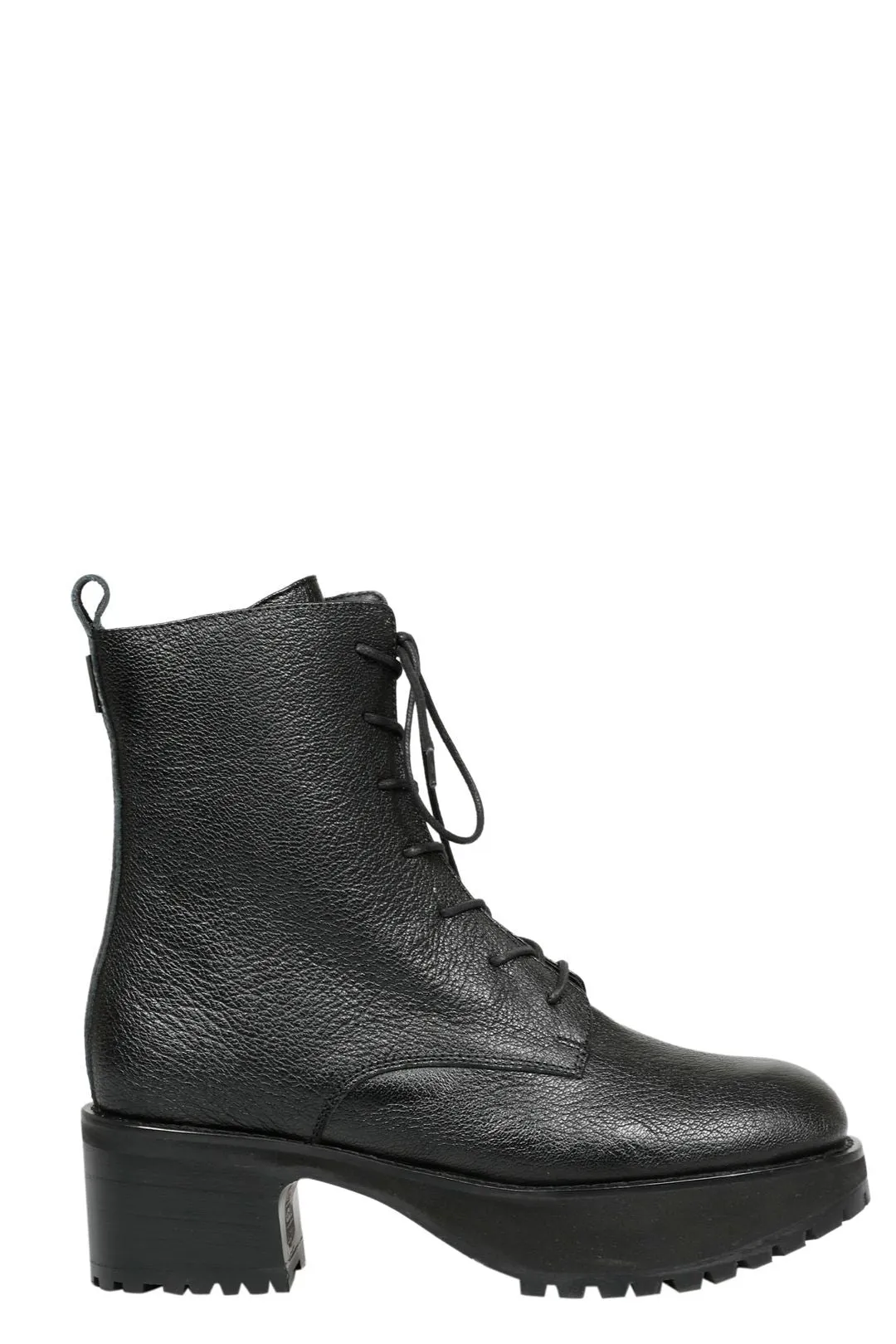 By Far Side-Zip Lace-Up Boots
