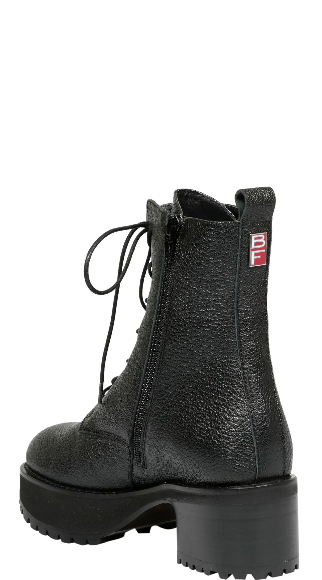 By Far Side-Zip Lace-Up Boots