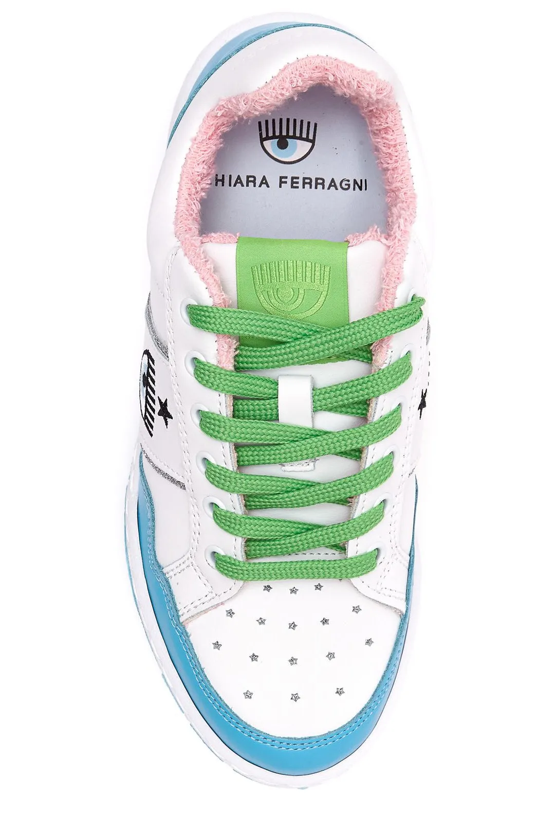 Chiara Ferragni Color-Block Lace-Up Sneakers