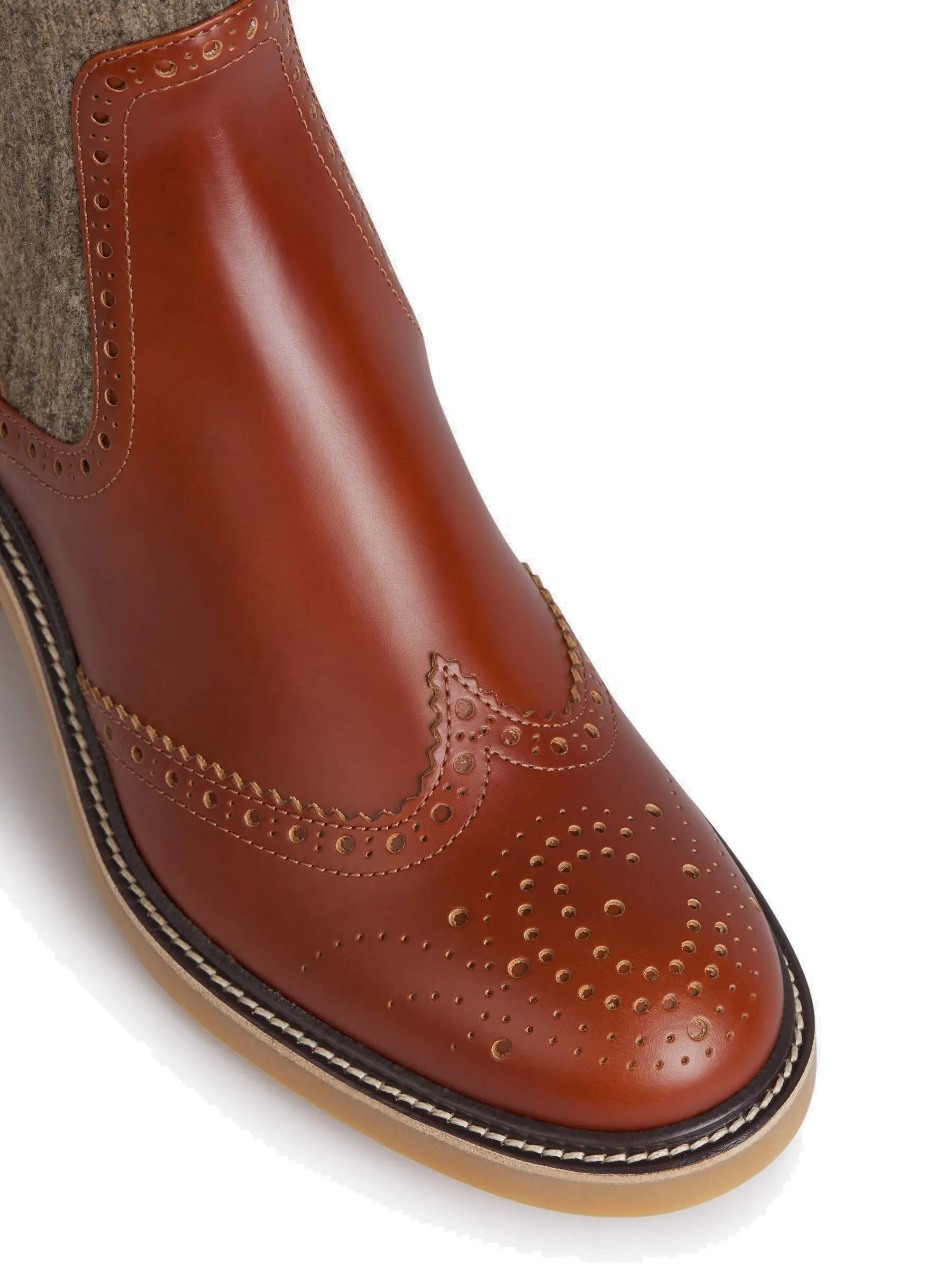 Chlo Franne Sock Ankle Boots