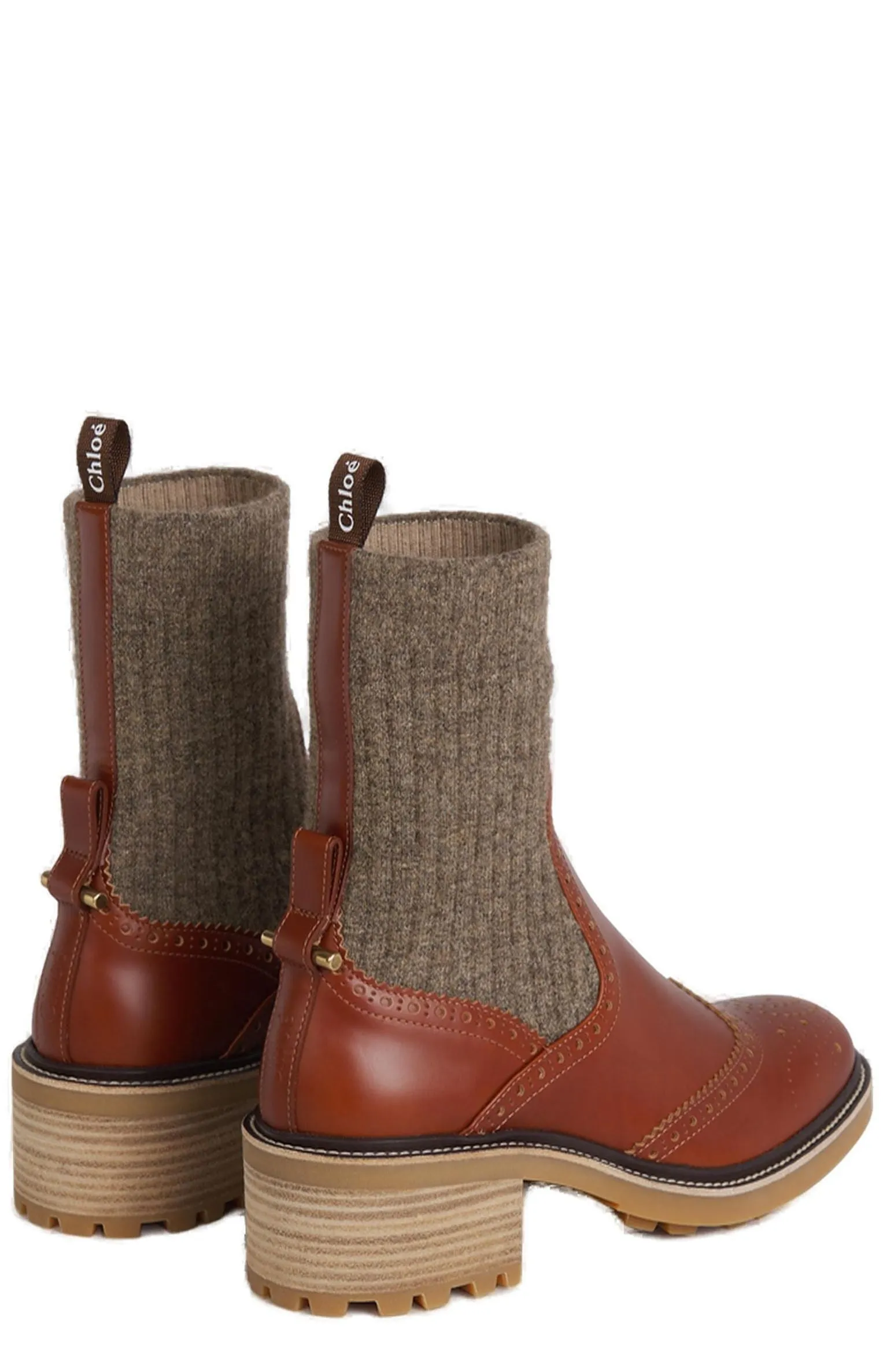 Chlo Franne Sock Ankle Boots