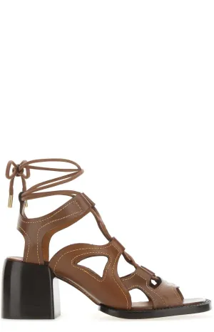 Chlo Gaile Lace-Up Sandals