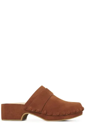 Chlo Joy Round Toe Platform Clogs