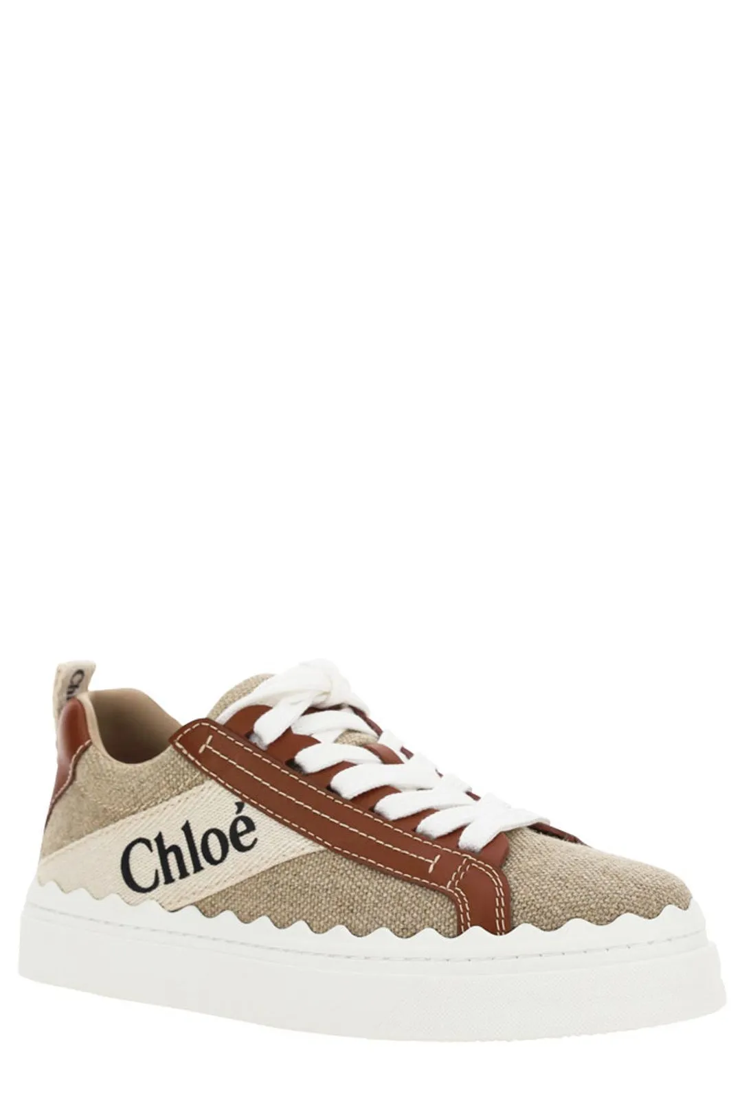 Chlo Logo Printed Low-Top Sneakers