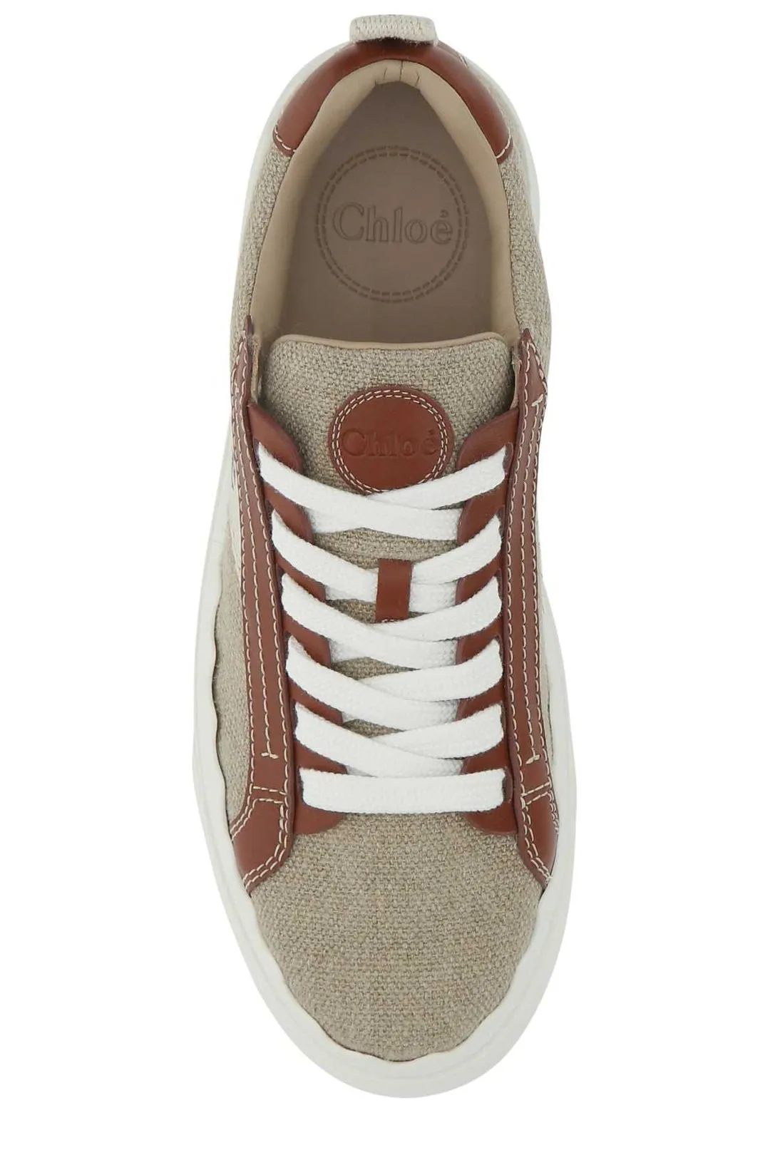Chlo Logo Printed Low-Top Sneakers