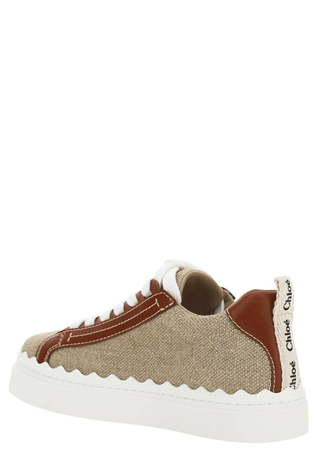 Chlo Logo Printed Low-Top Sneakers