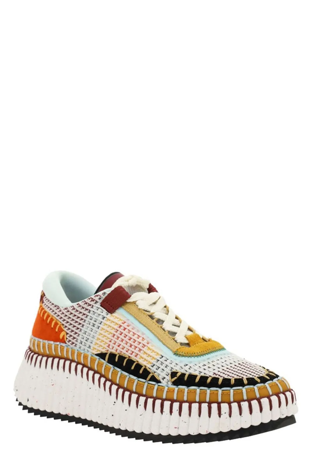 Chlo Lower-Impact Mesh Nama Sneakers