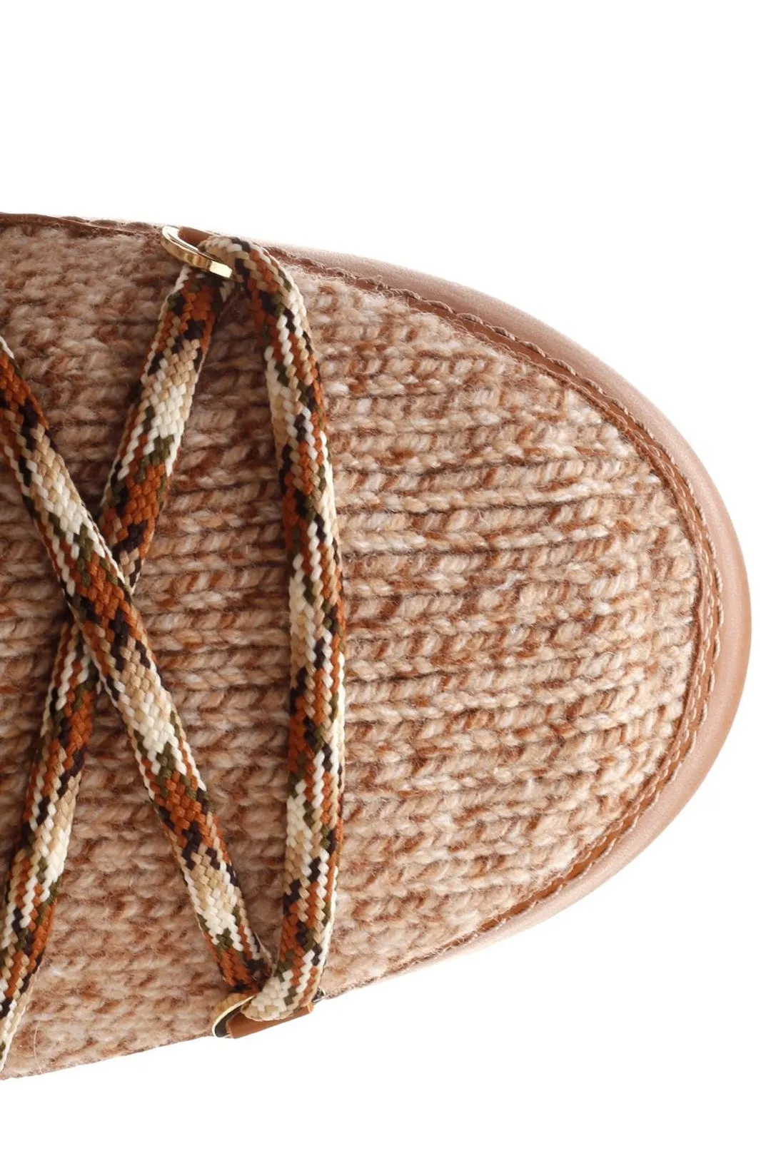 Chlo X Moon Boot Lace-Up Knitted Snow Boots